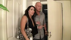 Hot couple teams up to fuck sexy babysitter hard