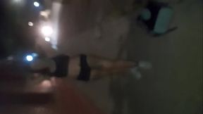 I touch my vagina on the street and I fuck with my friend I go home I suck his penis until I get milk