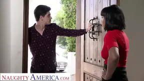 Jenna Foxx strips and rides cock to pay off her brother's debt