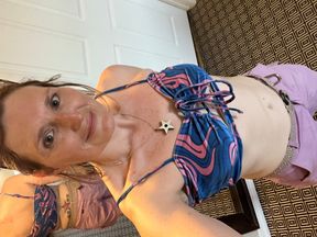 Never worn so little clothing in public! My OOTD during a mini heatwave in Vegas - where I coped better than locals!