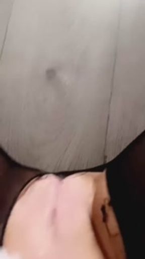 Got home early &amp; heard my stepsis having sex. It made me soo horny that I fuck myself &amp; squirted