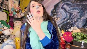 ziva fey - beginning stages blueberry transformation inflation joi