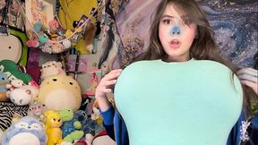 ziva fey - beginning stages blueberry transformation inflation joi