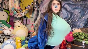 ziva fey - beginning stages blueberry transformation inflation joi