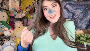 ziva fey - beginning stages blueberry transformation inflation joi