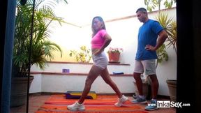 Peruvian gym teacher caught doing hot exercises (TREND IN PERU)