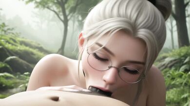 AI Generated - Big Black Bull Destroys Sexy Girl’s Hole