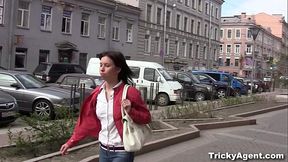 Tricky Agent - Pursuing a dream, a girl Iva Zan gets fucked teen-porn