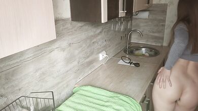 Fucked her tight ass and pumped her with thick sperm