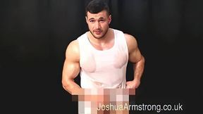 very muscular and very oiled