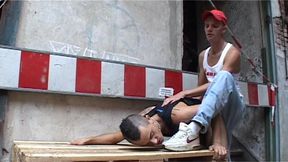 White Nikes Scally Fucker