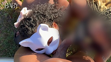 Amigas dão o cu na praia privada e recebem leite na boquinha