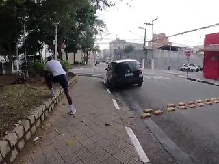 Screwing the twat and booty of the hawt gym cutie on my bed.