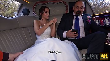 Busty bride is about to have anal sex in front of her husband- to- be