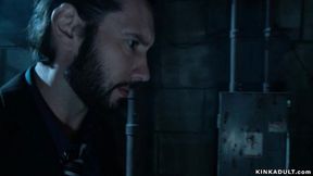 ”Picked up blonde anal fucked in bondage”