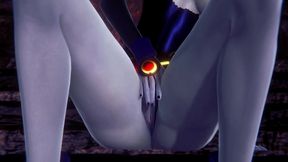 raven fingering that pussy - titans 3d porn