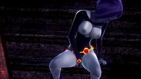 raven fingering that pussy - titans 3d porn