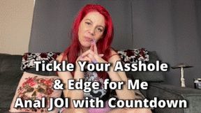 Tickle Your Asshole & Edge for Me - Bratty Tickles Anal JOI with Cum Countdown Asshole Tickling Jerk off Instruction 1080