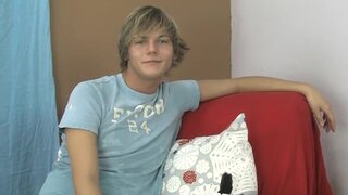 Dillon Samuels finds a fleshlight and starts masturbating