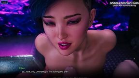 Cum-hungry Asian girlfriend with big ass sucks and fucks in City of Broken Dreamers' sexiest gameplay moments