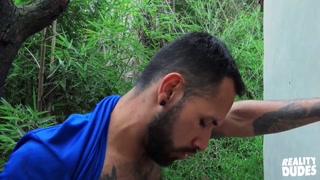 RealityDudes - Two Hot Latinos Julio &amp; Milo Flip Flop Bareback In Public