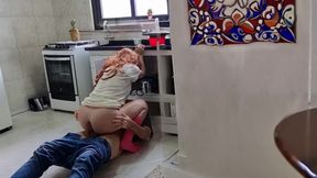 Housewife Fucks the Plumber and Finishes with a Facial.