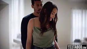 Frustrated MILF pounded by her husbands BBC stepbro after he got locked up