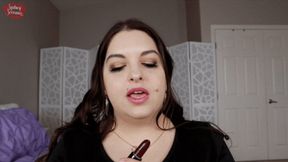 Dominating You with Dark Red Lips - 720 MP4