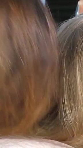 Hair blowjob with Melody Pleasure and Kimberly