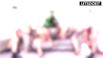 German secretaries get naked for Xmas office affair