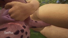 Sexo animal por el culo