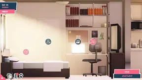 Student creampied in love hotel bondage by his professor