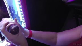 Interracial Gloryhole!! Hubby Records His Wife!