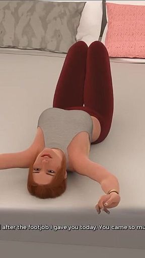 Cure My Addiction [v0.11.1] Part 6 Footjob Then Spanking so Horny by Loveskysan69