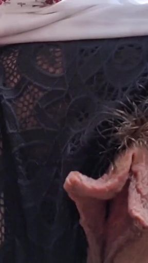 Iconic moment from &quot;homemade outdoor public my new kinky pee compilation with long labia butterfly pussy and big clit for&quot;