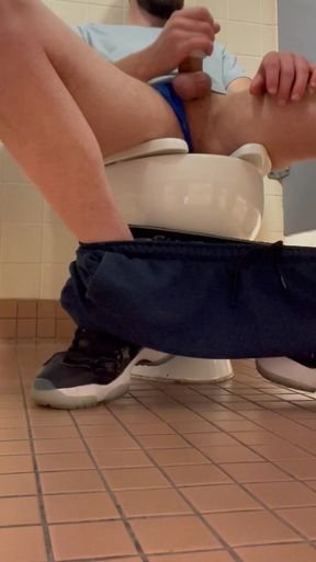 Mall Restroom Tenga Egg Jerk N’ Cum