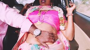 desi car sex. indian beautiful saree housewife cheating husband and try to fucking boyfriend. telugu dirty talks.