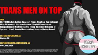 [Audio] Smashed by a Trans Boy Top