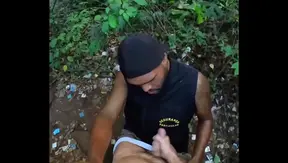 Unexpected Park Encounter: Amateur Gay Blowjob in Public Space