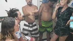 Os amigos trazendo as esposas para eu degustar !!! El Toro De Oro - Paty Bumbum - Fada Mel - Melissa Alecxander - Roberto Alecxander - Bruxo fire