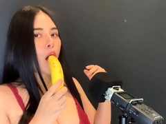 Chubby Brunette Big Boobs Dildo Masturbation