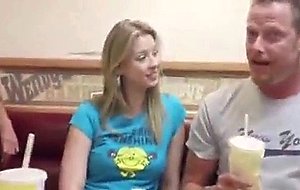 Sluts in search of cock at a restaurant