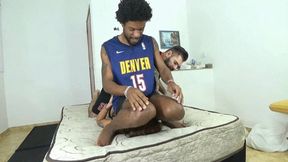 TWO BIG BASKETBALL PLAYERS FUCKING THE BITCH WITH POWERFULL FACE SITTING DOUBLE - BY DANIEL SANTIAGO AND JHONI - CLIP 2 IN FULL HD