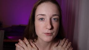 squared lips facial expression briefly & some Gagtalk afterw