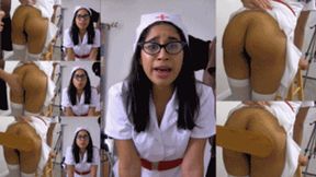 Sperm bank nurse eRica gets spanked for drinking all the sperm samples!