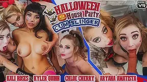 Halloween House Party: Cum-Slinger - WankzVR