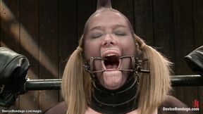 Big Boobed bound lesbian in extreme devices