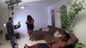 a bbw com os maiores seios naturais do brasil por tras das cameras - fernanda freire