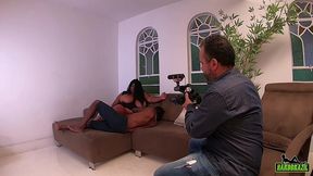 a bbw com os maiores seios naturais do brasil por tras das cameras - fernanda freire - joao o safado - higor negrao - binho ted