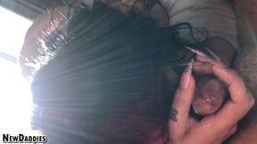 casting goth aurora anarchy - face fuck - drinks cum - best pov blowjob - rough doggystyle